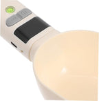 Cabilock Electronic Spoon Scale Digital Measuring Tool for Pet Food Precise Dog Food Portion Control