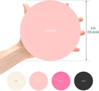 NIHOME Silicone Jar Opener – 6 Inch Large Anti-Slip Grip Pads, Premium 100% Food-Grade Silicone, Stylish Designer Colors, Multi-Purpose Heat-Resistant Mat & Coaster, Set of 4 (pink series)