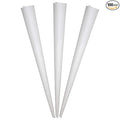 Concession Essentials Cotton Candy Cones- Pack of 100ct Cotton Candy Cones. White Paper Cones (White)
