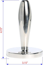 Meat Pounder Tenderizer - Solid Cast Stainless Steel Round Chicken Flattener Tool - Works Great As A Smash Burger Press - Dishwasher Safe