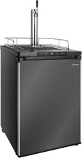Kegco HBK309X-1 Keg Dispenser, 1 faucet without keg Black Stainless Steel