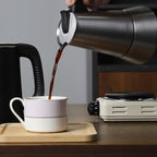 9 Cup Stovetop Espresso Maker Matte Stainless Steel Moka Pot Italian and Cuban Mocha Coffee Maker, Compatible with Gas, Electric, Ceramic, and Induction stovetops(15 fl oz/450 ml)