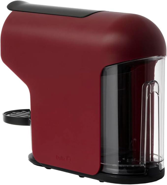 Delta Q Quick Espresso Capsule Machine – Color Red - Compact 0.8 L, Capsule System