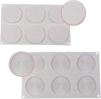 6 Holes Spiral Shape Silicone Mold 3D Cake Moulds Mousse for Ice Creams Chocolate Pastry Bakeware Dessert Art Pan