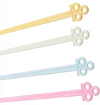 30PCS 5Inch Mini Plastic Coffee Stirrers Colourful Disposable Drink Stirrers Yoghurt Jam Spoons Multi Colour Assortment For Tea Honey Milk Cocktails