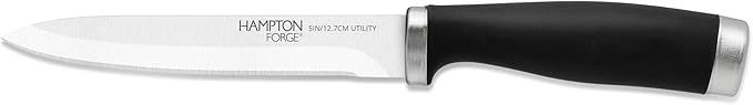 Hampton Forge Epicure–5" SerratedUtility Knife–Black