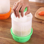 1pc Vegetable stuffing dehydrator salad washer dryer Lettuce Washer and Dryer kitchen fruit vegetable water drain food strainers Filling Squeezing Tool pp portable Fresh bowl
