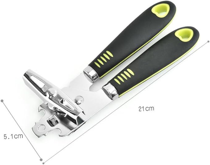 Zerodeko 7pcs Stainless Steel Kitchen Utensils Set with Cheese Grater Pizza Wheel Can Opener Garlic Press Ergonomic Non-stick Cooking Tools for Comfortable Grip and Easy Cleaning Hanging