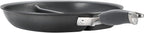 Anolon Advanced Hard Anodized Nonstick Divided Grill / Griddle Pan / Skillet - 12.5 Inch, Gray
