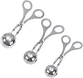 Stainless Steel Meatball Maker 3-Piece Set Kitchen Gadget Meatball Scoop Tool for Easy Food Preparation for Home Cooking and Fish Ball Making