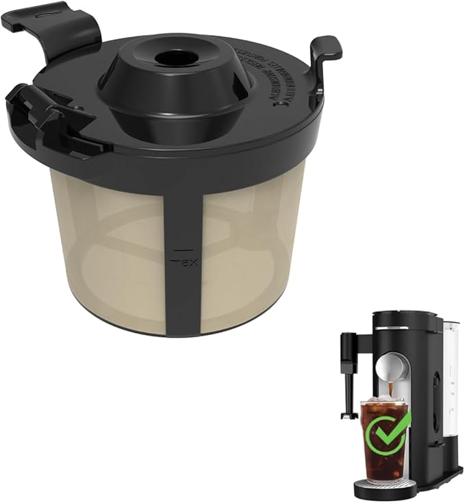Coffee Basket Compatible with Ninja Coffee Maker, Reusable Basket Filters for Ninja PB051 & PB041ST, 1pack