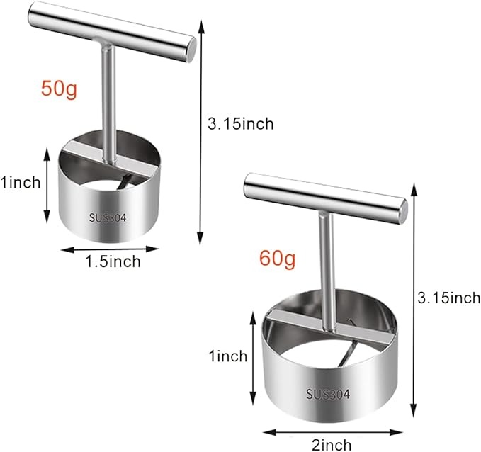 2PCS New Stainless Steel Vegetable Drill Fruit Corer Remover Veggie Corers With 2 Sizes for Coring and Hollowing Out Zucchini, Potatoes, Carrot, Apple, Eggplants, Tomatoes, Bell Peppers, Easy to Use