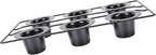 Pomya Professional 6 Cup Popover Pan, Carbon Steel | Non Stick Bakeware for Muffins, Cupcakes, Popovers, Easy & Dishwasher Safe