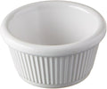 Winco Fluted Ramekins, 2-Ounce, White, 12-Pieces