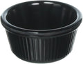 Winco Fluted Ramekins, 3-Ounce, Black, 12-Pieces