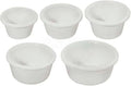 Winco Commercial-Grade Plastic Ramekin/Dipping Sauce Cup, Smooth, 6 Ounce, Black (12 Pack)