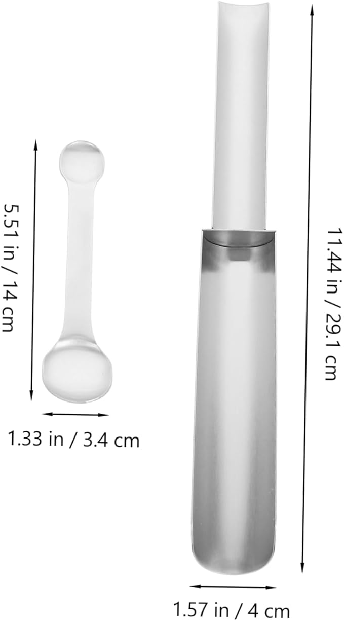 304 Stainless Steel Dual-Head Meatball Maker Tool Set Versatile Shrimp Ball and Meatball Mold for Home Cooking Easy to Use Kitchen Gadget for Meat and Fish Balls