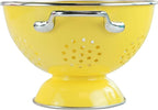 Calypso Basics by Reston Lloyd Powder Coated Enameled Colander, 5 Quart, Lemon