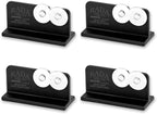 Rada Cutlery Quick Edge Knife Sharpener (R119), 3.5" x 2", Stainless Steel Wheels, Pack of 4