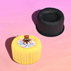 3D Silicone Mold, Cup Shape Non-stick Large Chocolate Baking Tray for Mousse Cake, Dessert, Truffle, Pastry, Jelly, Pudding (H_ Cup)