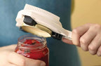KUHN RIKON Strain-Free Gripper Opener for Jars and Bottles, 10 x 5 x 2.25 inches, White