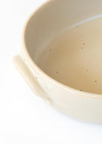 Banko Ware Au Gratin Dish, Large, Diameter Approx. 11.8 inches (30 cm), Heat Resistant, Pottery, Oven Safe, Direct Fire, Microwave, Dishwasher Safe, Beige, Made in Japan