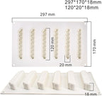 mostsom Silicone Molds Baking Mold for Mousse Cake, Silicone Mold for Chocolate, French Dessert Mold for Pastry Chocolate, Reusable Non-Stick Easy Release Baking Molds (I_ Creamy)