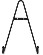 Milltown Merchants Round Metal Display Stand - Fused Glass Art Base - Plate Stand/Plate Holder - Round Art Panel Stand (2 Pack)