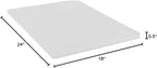 TrueCraftware- 24" X 18" X 1/2” Cutting Board for Kitchen White Color Plastic- Commercial Plastic Chopping Board Anti Slip Surface Chopping Food Cutting Mat for Meat Vegetables Dishwasher Safe