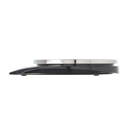 Taylor 1020NFS Compact Digital Scale, Multi-Functional Food Scale for Precise Weight Measuring and Portion Control, Tare Function, NSF, Stainless Steel Platform
