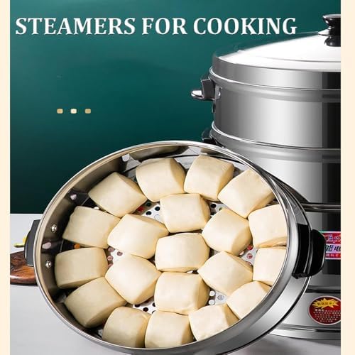 3-Tier Stainless Steel Electric Food Steamer, Automatic Heating, Ideal for Healthy Cooking, Meal Prep, and Quick Breakfasts - Perfect for Home Chefs