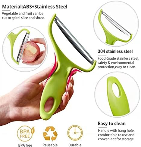 Vegetable Peeler Cabbage Cutting Machine MOANLMY shredded kitchen stainless steel peeling knife gadget shredded cabbage Coleslaw, a must-have tool for western restaurants