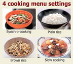 Tiger JBV-A18U-W 10-Cup (Uncooked) Micom Rice Cooker with Food Steamer & Slow Cooker, White