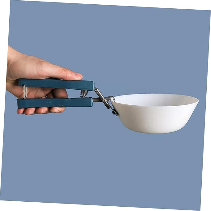 LABRIMP 2pcs Anti-hot Bowl Clip and Plate Clamp Set Non-slip Kitchen Gadget for Home Use Dark Blue Bowl and Saucer Holders Essential Cooking Tools for Safe Serving and Handling