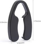 OHMAXHO 4 Pack Magnetic Wine Foil Cutter Tool,4 Stainless Blades Foil Remover for Wine Bottles,Removes Foil Top Effortlessly,Wine Bottle Opener Accessory,Gift for Wine Lovers,Black