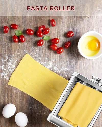 3IN1 Pasta Maker Attachment for All KitchenAid Mixers, Pasta Attachment Includes Pasta Sheet Roller, Spaghetti Cutter & Fettuccine Cutter, with Cleaning Brush