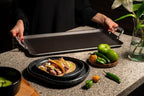 Vasconia Durable Double Burner Griddle (20″ x 11″) 100% Pure Aluminum with Nonstick - NSF Certified - for Frying, Searing, Grilling, Browning, Ideal for Home & Commercial Kitchen - Pack of 4