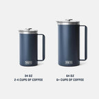 YETI Rambler 34 oz. French Press Coffee Maker, Ultramarine Violet