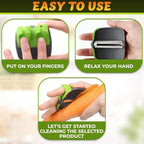 Ultimate Prep Kitchen Tool Set - Comfort Grip Palm Peeler & Multi-Functional Scallion Shredder, Stainless Steel Blades for Effortless Peeling and Shredding, Perfect for Home & Commercial Cooking