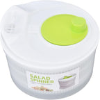 Pwshymi Salad Spinner Salad Drainer, Multifunction Large 3L Vegetable Dryer Salad Spinner, Lettuce Washer and Dryer for Cooking