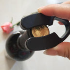 Hemoton Wine Foil Cutter for Wine Bottles Compact 2.75 Inch Aluminum Seal Remover with Ergonomic Design Easy and Quick Bottle Seal Remover for Home Bar Accessories