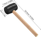 PRETYZOOM 2 Pack Coconut Opener Tool with Hammer Set, Stainless Steel Coconut Puncher with Rubber Mallet, Effortless Fruits Opening Kit for Home