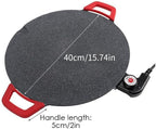 Smokeless Indoor Electric Grill & Nonstick Griddle – Compact, Fast-Heating Tabletop Grill for Steaks, Burgers, Pancakes, BBQ, and Everyday Indoor Cooking (Flat-15.7")