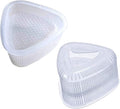 Triangle Sushi Mold Form DIY Tool, White 2 pcs