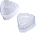 Triangle Sushi Mold Form DIY Tool, White 2 pcs
