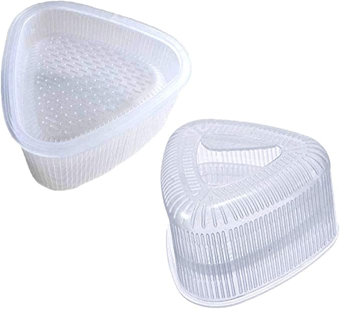 Triangle Sushi Mold Form DIY Tool, White 2 pcs