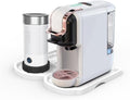 Multi-Capsule Coffee Maker, Hot/Cold Coffee Maker, Milk, ESE Pod Ground Coffee, Cafeteria, 19 Bar, 5 in 1 (Color : H2B M1A Tray WH, Size : CHINA_US)