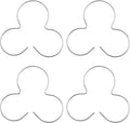 Glass Cooktop Heat Diffuser for Electric Stove, Full Heat Sink Protects Glass Cookware, Pack of 4