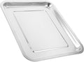 Cabilock Stainless Steel Baking for Toaster Ovens Rectangular Pan for Steaming Grilling Roasting Easy to Clean with Smooth Edges for Handling Baking Tray for Versatile Cooking