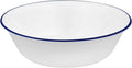 Corelle Dinnerware Set (4pc Set, Ocean Blues)-Set for 4 | Includes 4 x Cereal/Soup Bowls | 80% Recycled Glass | 3 X More Durable, Half the Space & Weight of Traditional Ceramic